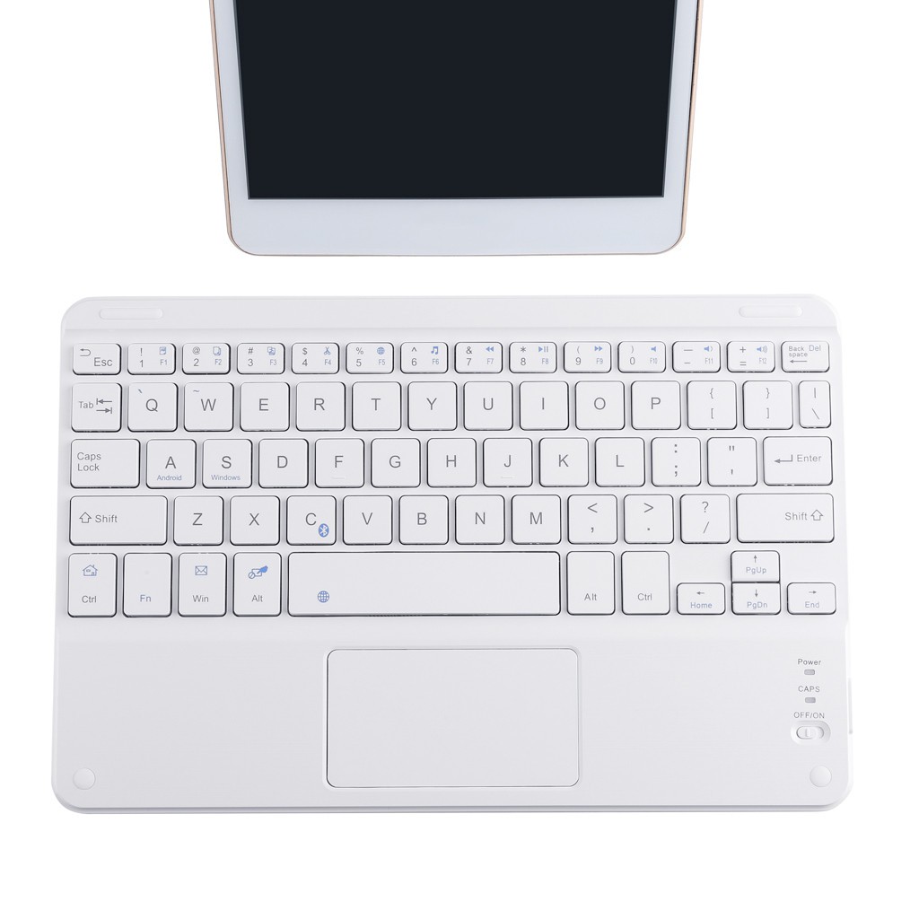 Bàn phím Touchpad mini Bluetooth 3.0 di động không dây 9 inch với hỗ trợ Android