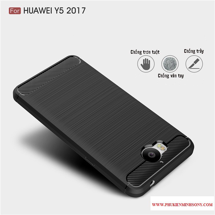 Dẻo Huawei Y5 2017 vân phay xước