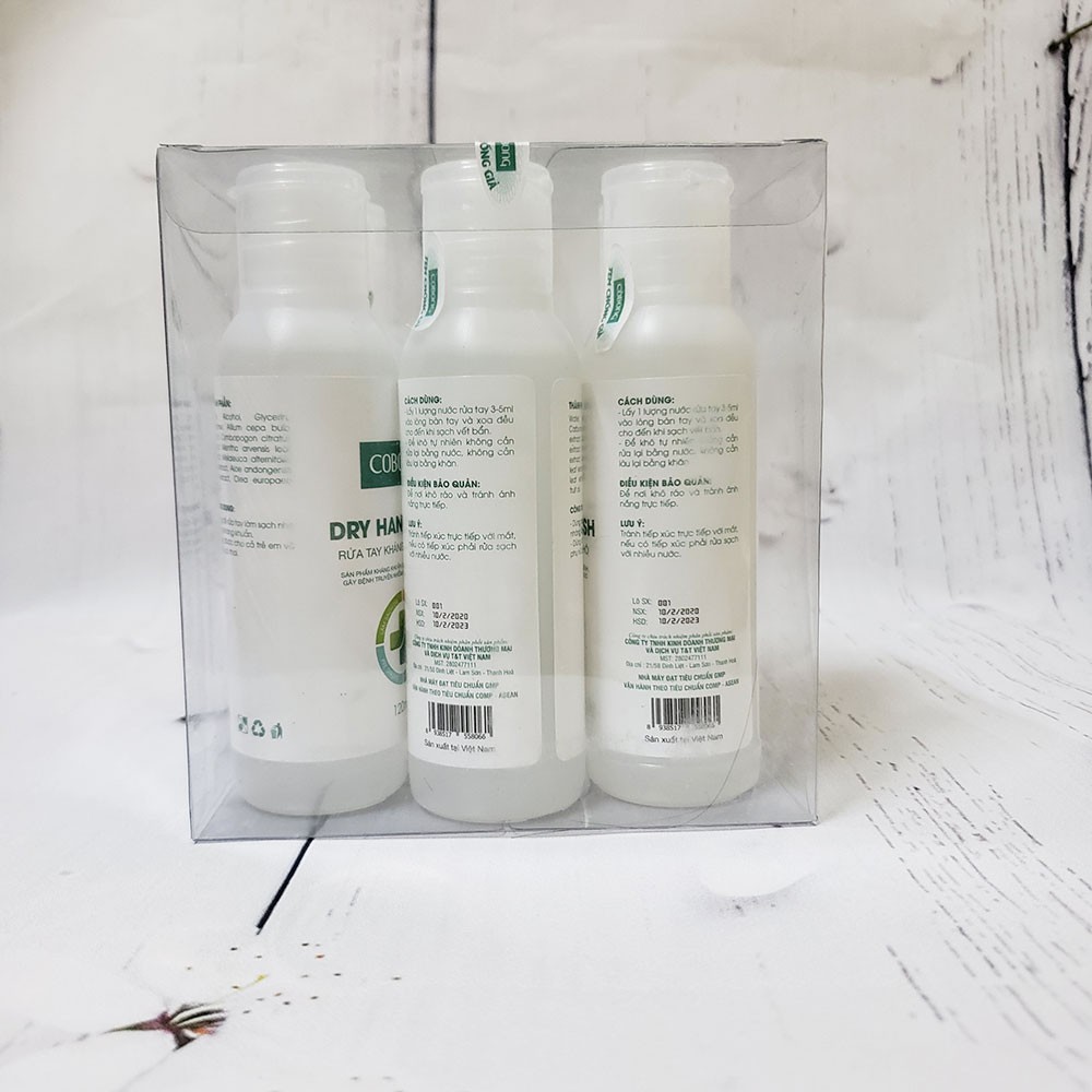 Combo 6 chai gel rửa tay khô ceiba 6*120ml