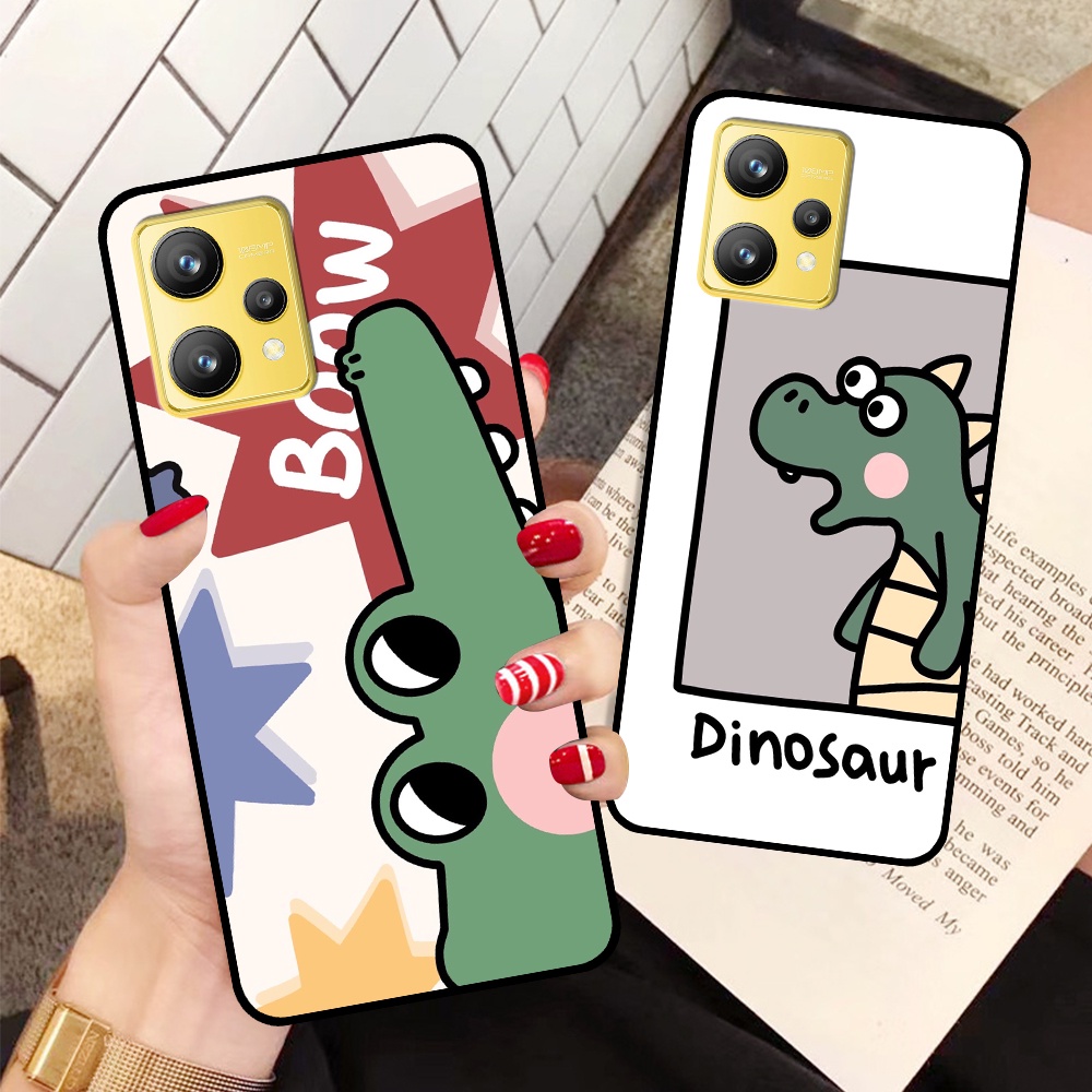 Ốp Realme 9 4G / 9i / 9 Pro in hình cá mập, khủng long dễ thương, cute (T01 - T06)