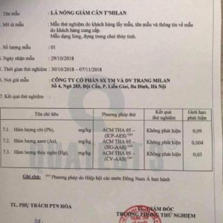 Lá nóng giảm cân