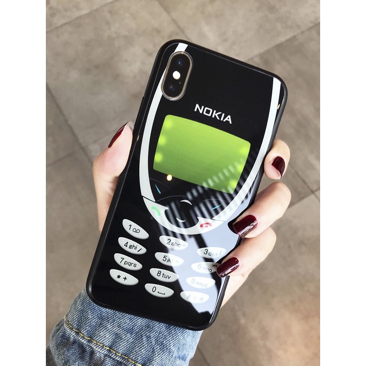 Ốp lưng iphone kính mô hình nokia case 14plus 14 pro max 13 12 promax 11 mini 6 6s 7 8 plus x xr xs Se