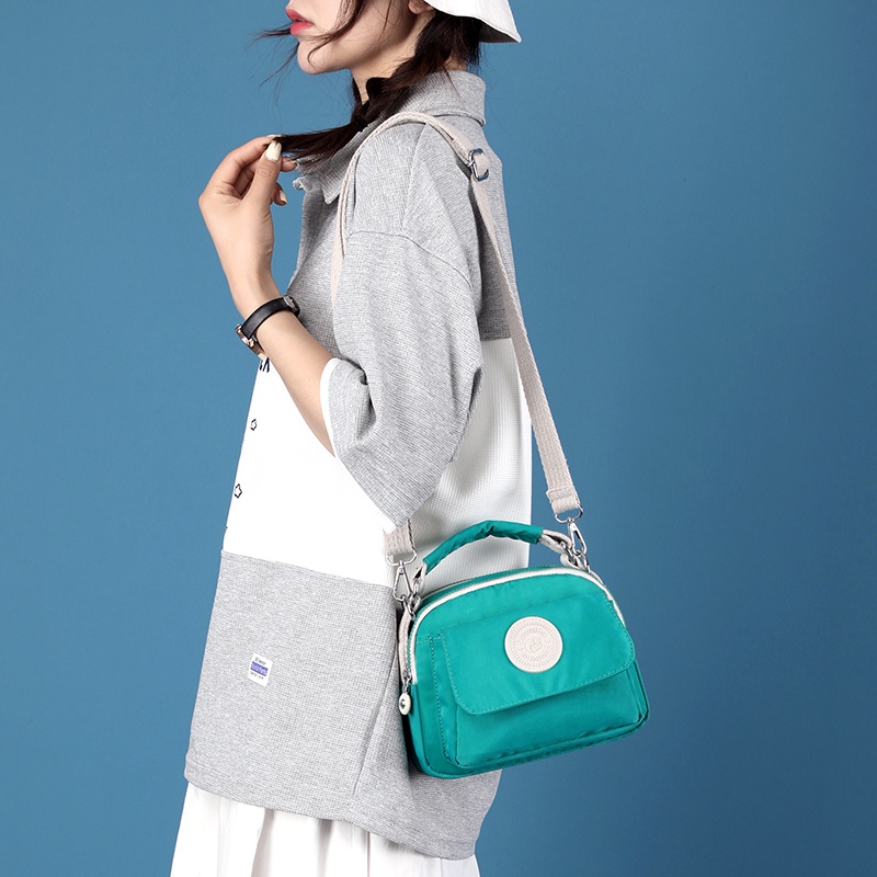 Túi Đeo Chéo Canvas Mini Chống Thấm Nước Phong Cách Hàn Quốc Beg Tangan Wanita Murah Cantik Beg Silang Perempuan Cho Nữ