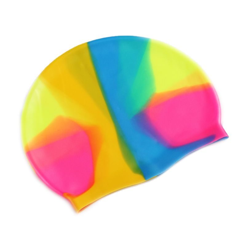 Mũ Bơi Bảo Vệ Tai Bằng Silicone Mềm Chống Nước Nhiều Màu Sắc Cho Người Lớn