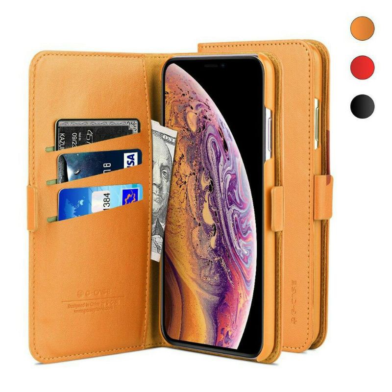 Bao da G-Case dạng ví cho iPhone 11 Pro Max, 11, 11 Pro, XS Max, XR, XS, 7 Plus, 8 Plus, SE , 7G, 8G Chính Hãng