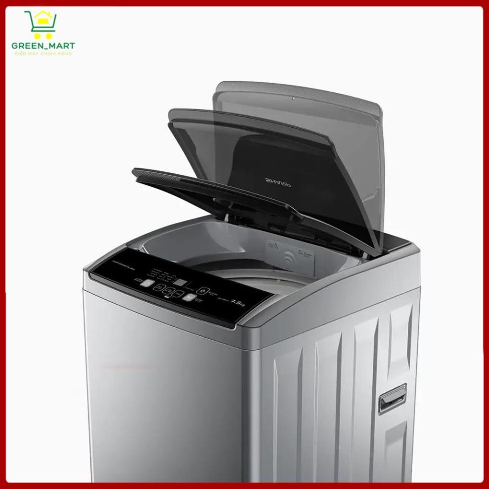 Máy giặt Sharp ES-Y75HV-S | Máy giặt Y75HV Cửa trên lồng đứng 7.5Kg công suất 145W | Bảo hành chính hãng