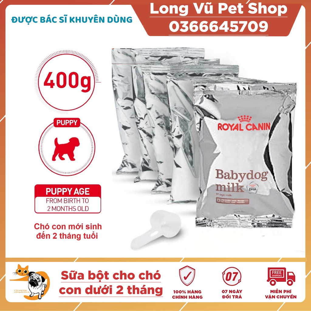 Sữa bột Royal Canin Baby dog milk 400g (gói lẻ)
