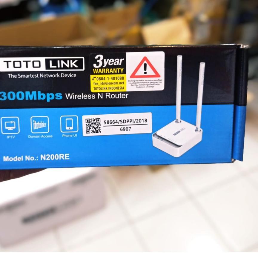 Bộ Phát Sóng Wifi Không Dây Totolink N200Re Mini 300mbps