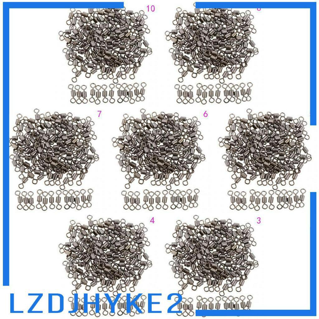 Set 100 Đầu Nối Kim Loại Hỗ Trợ Câu Cá lzdjhyke2