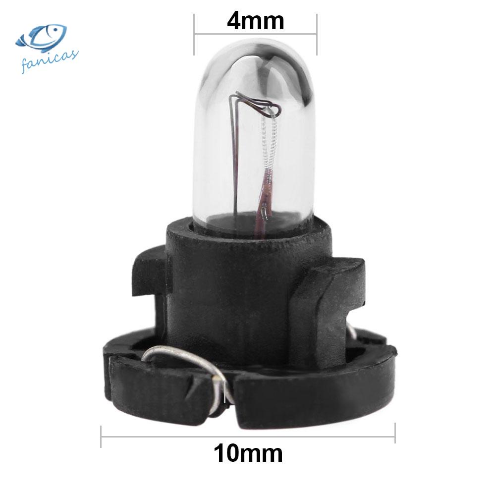 Set 5 Bóng Đèn T4 12V Gắn Bảng Điều Khiển Nội Thất Xe Ô Tô