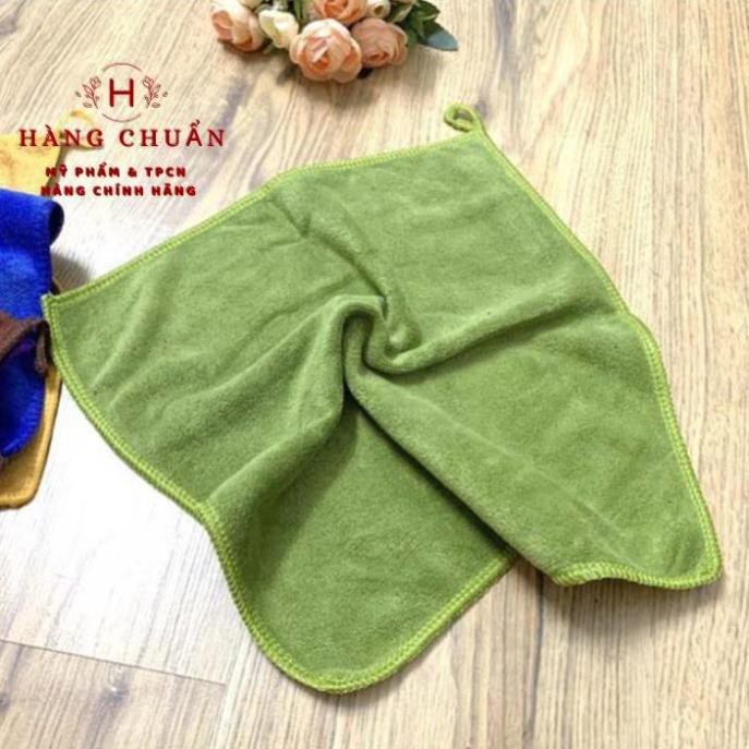 Khăn lau treo chuyên lau tay bàn bếp kính nail khăn vuông kt 30x 30 cm (KVB)