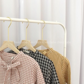 [ẢNH THẬT] Áo babydoll kẻ ô 3 màu