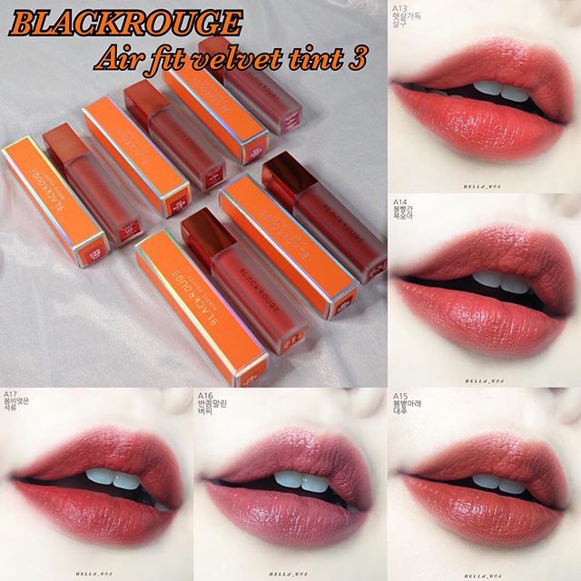 Son Black Rouge Air Fit Velvet Dry Fruit Màu ( A13,A14,A15,A16,A17 ) - 2016 Skincare | BigBuy360 - bigbuy360.vn