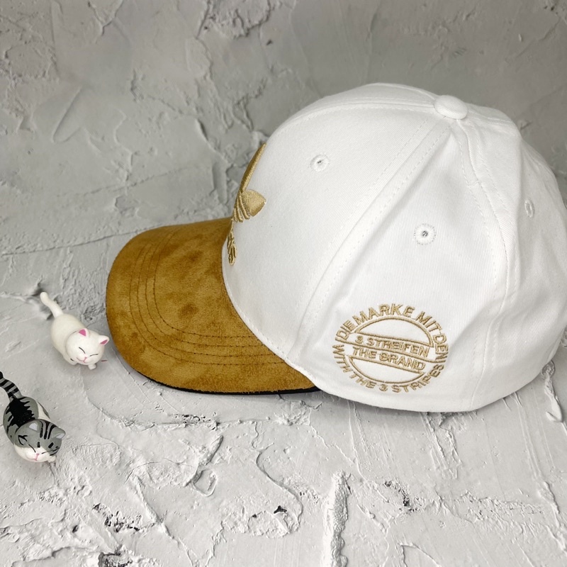 Nón kết lưỡi trai thêu Adas vá kết nâu thời trang nam nữ