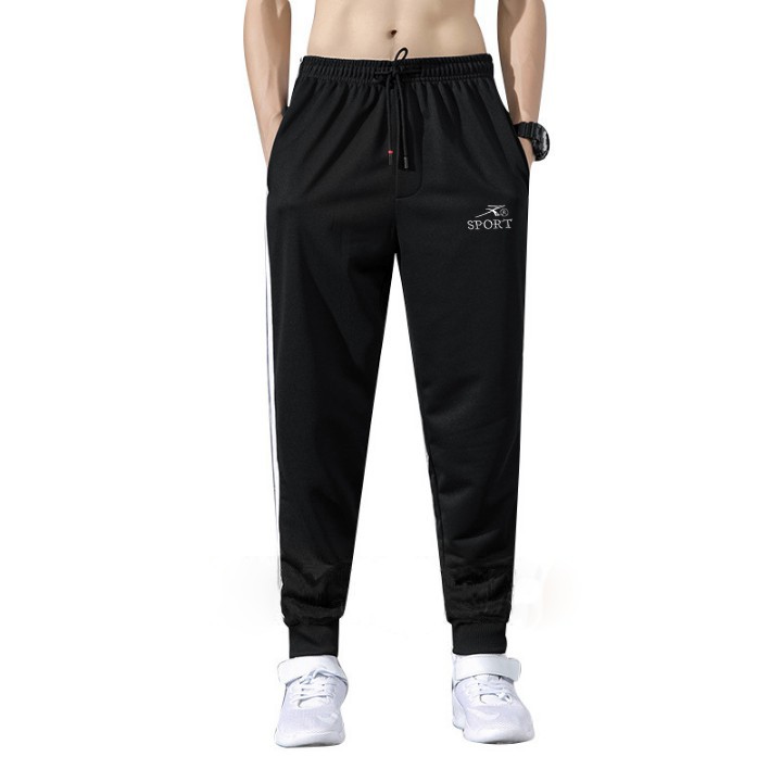 Quần thể thao nam 3 sọc Jogger thu đông ống suông Thế Anh Store QD.079