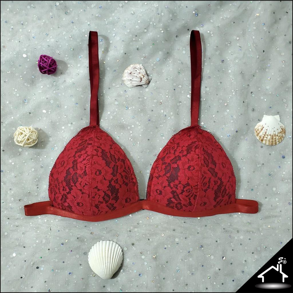 Bộ đồ lót sexy by Nhà Sò ren hoa đỏ quần Y NS038 | BigBuy360 - bigbuy360.vn