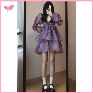 Váy babydoll Đầm Công Chúa Mùa Hè Phong Cách Công Chúa Pháp Siêu Nữ Tính Hợp Thời Trang Mới