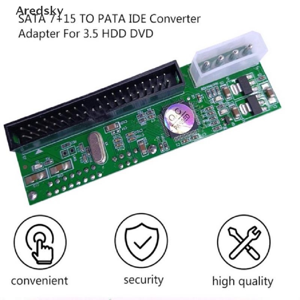 Adapter Chuyển Đổi Sata Sang Pata IDE Play 7 + 15 Pin 3.5 / 2.5 Sata HDD Chuyên Dụng