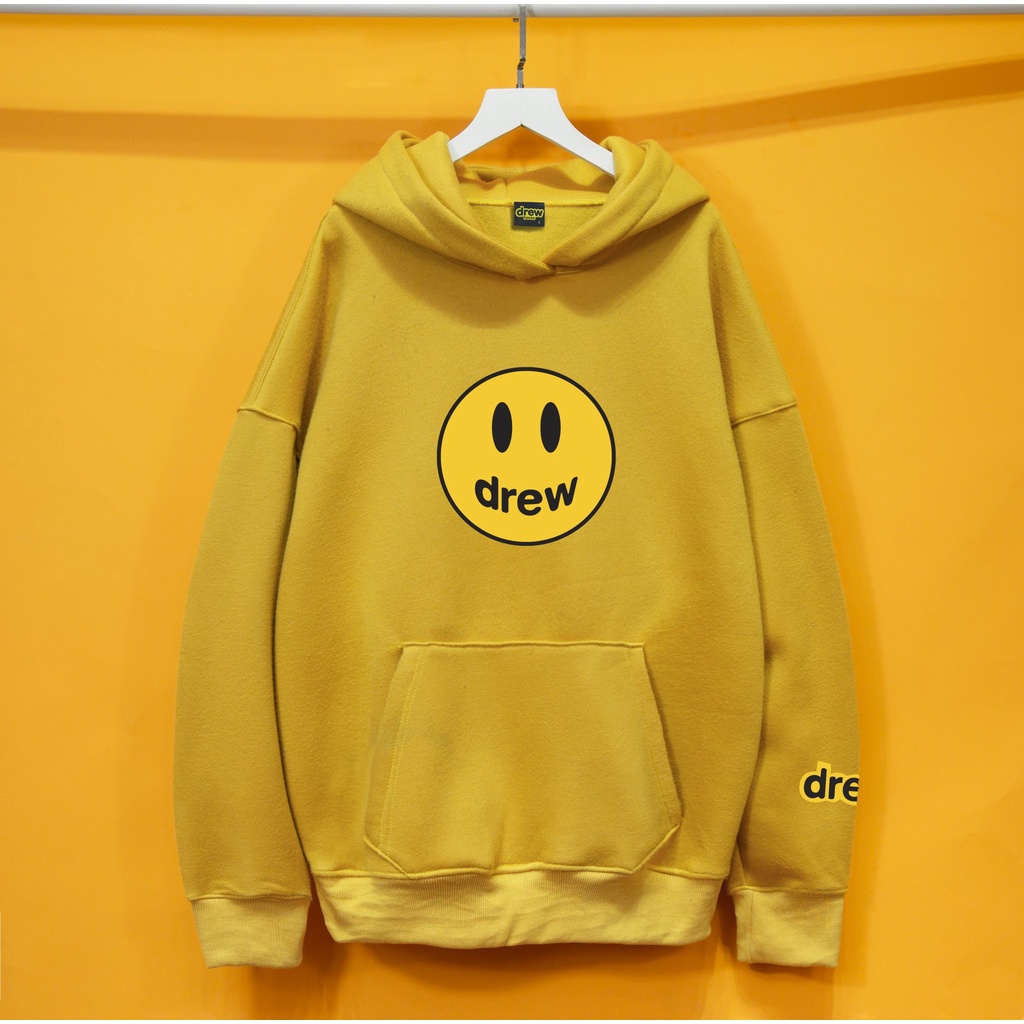 [Mã FAMARAL2 giảm 10K đơn 50K] Áo nỉ Hoodie Drew house mặt cười Dogo shop , áo nỉ bông hoodie unisex nam nữ