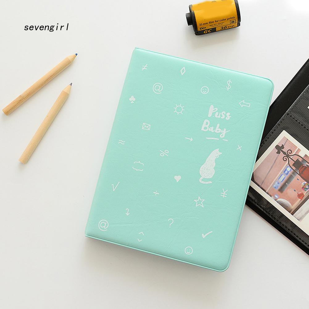 Album 4 Inch 72 lá thiết kế họa tiết hình mèo dễ thương