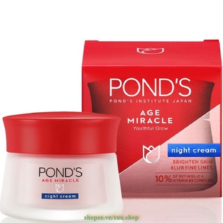 Kem Ngăn Ngừa Lão Hóa 50g Ban Đêm Ponds Age Miracle