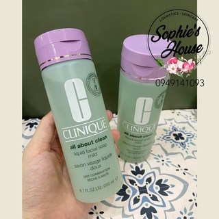 200ml - Sữa rửa mặt dịu nhẹ cho da khô Clinique Liquid Facial Soap Mild