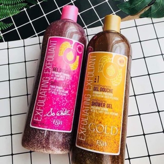 Sữa tắm cát tẩy tế bào chết làm sáng da toàn thân F&W Paris