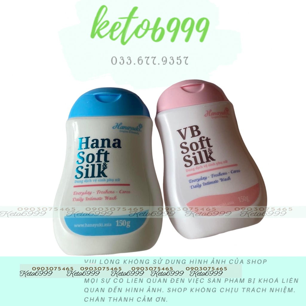 DUNG DỊCH VỆ SINH VÙNG KÍN HANA SOFT SILK HANAYUKI