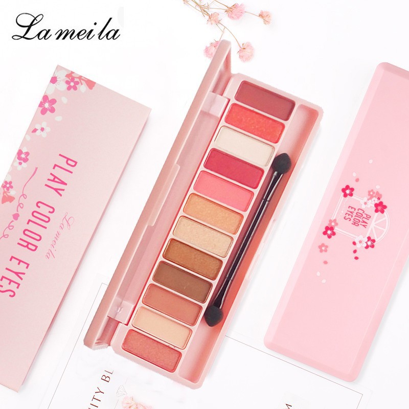 Bộ trang điểm cá nhân LAMEILA 7 món tiện lợi Kem BB, Phấn phủ, Phấn mắt, Mascara, Chì kẻ mày, Bút kẻ mắt, Son lì ZENTOP