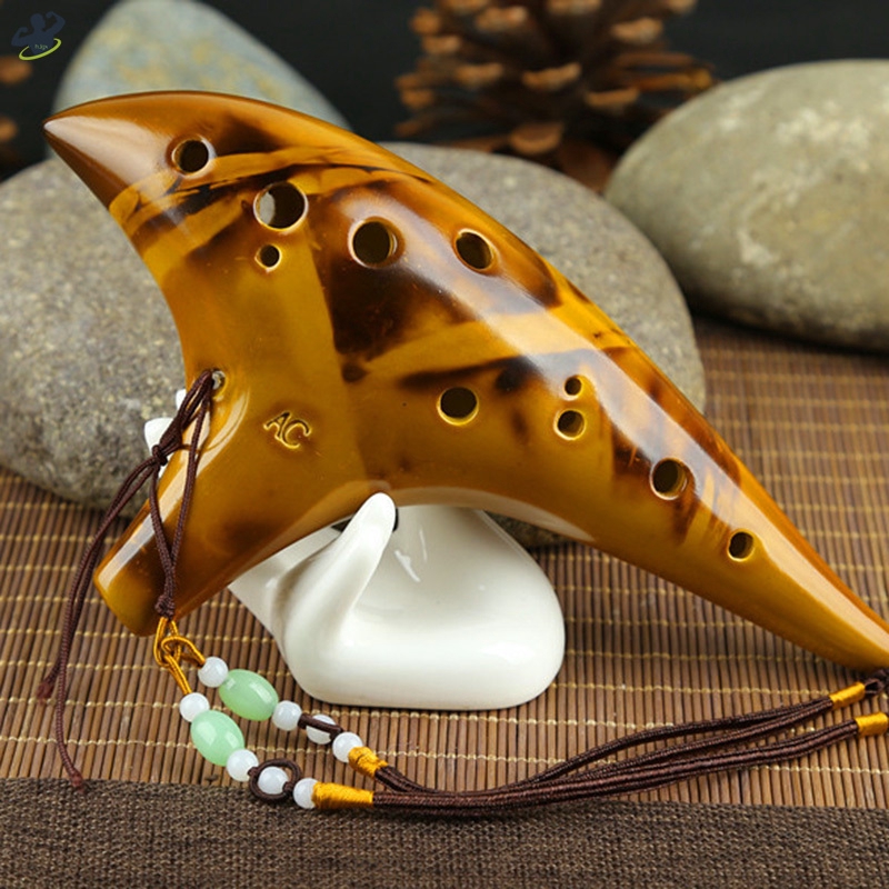 Kèn Ocarina 12 lỗ nhạc cụ cho người mới tập chơi chất lượng cao