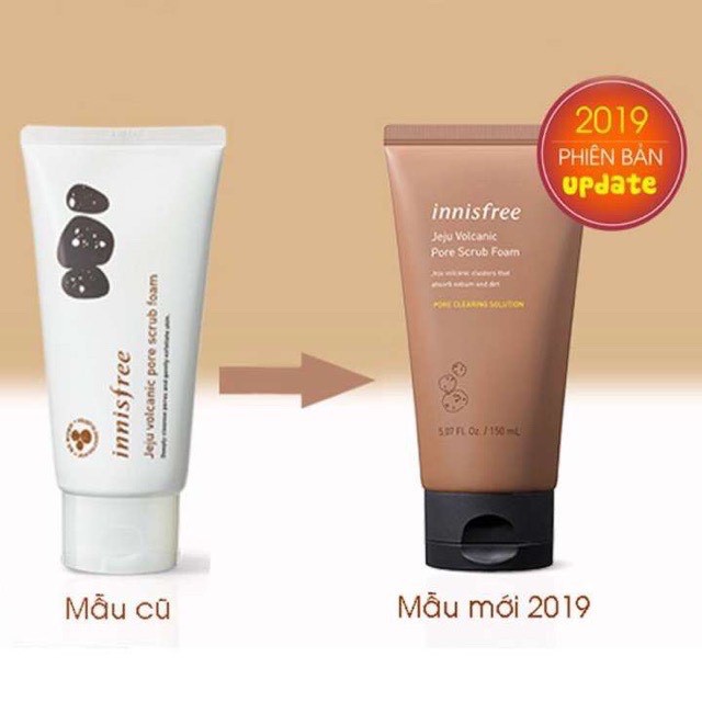 Sữa rửa mặt tro núi lửa innisfree - Jeju Volcanic Pore Foam 150ml | BigBuy360 - bigbuy360.vn