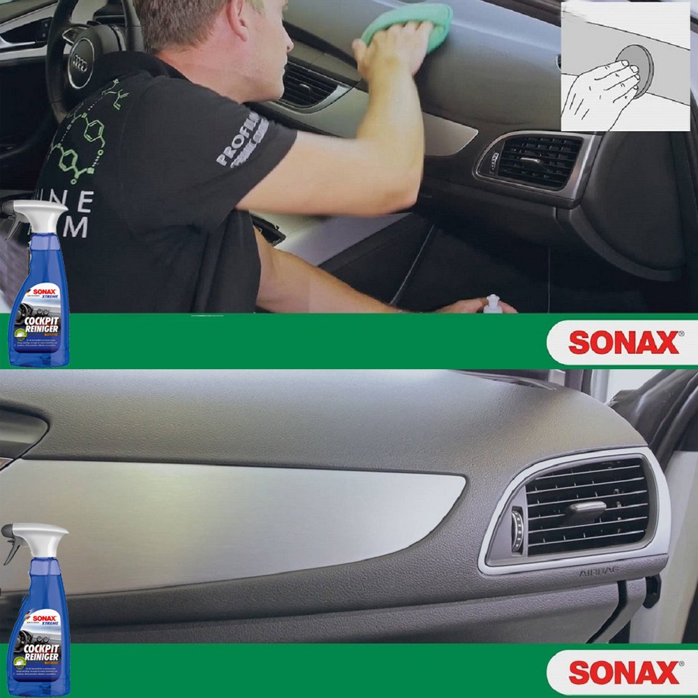 Dung Dịch Làm Sạch Nhựa Nội Thất Ô Tô Sonax Xtreme Cockpit Cleaner 500ml