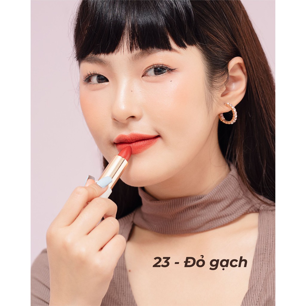 [Mã FMCG8 - 8% đơn 199K] Son Không Chì SON NGỌC An Toàn Từ Thiên Nhiên Cỏ Mềm 3,8g | Thế Giới Skin Care