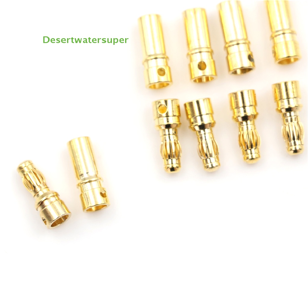 Bộ 5 Đầu Nối Chuối Mạ Vàng 3.5mm Jack 3.5mm