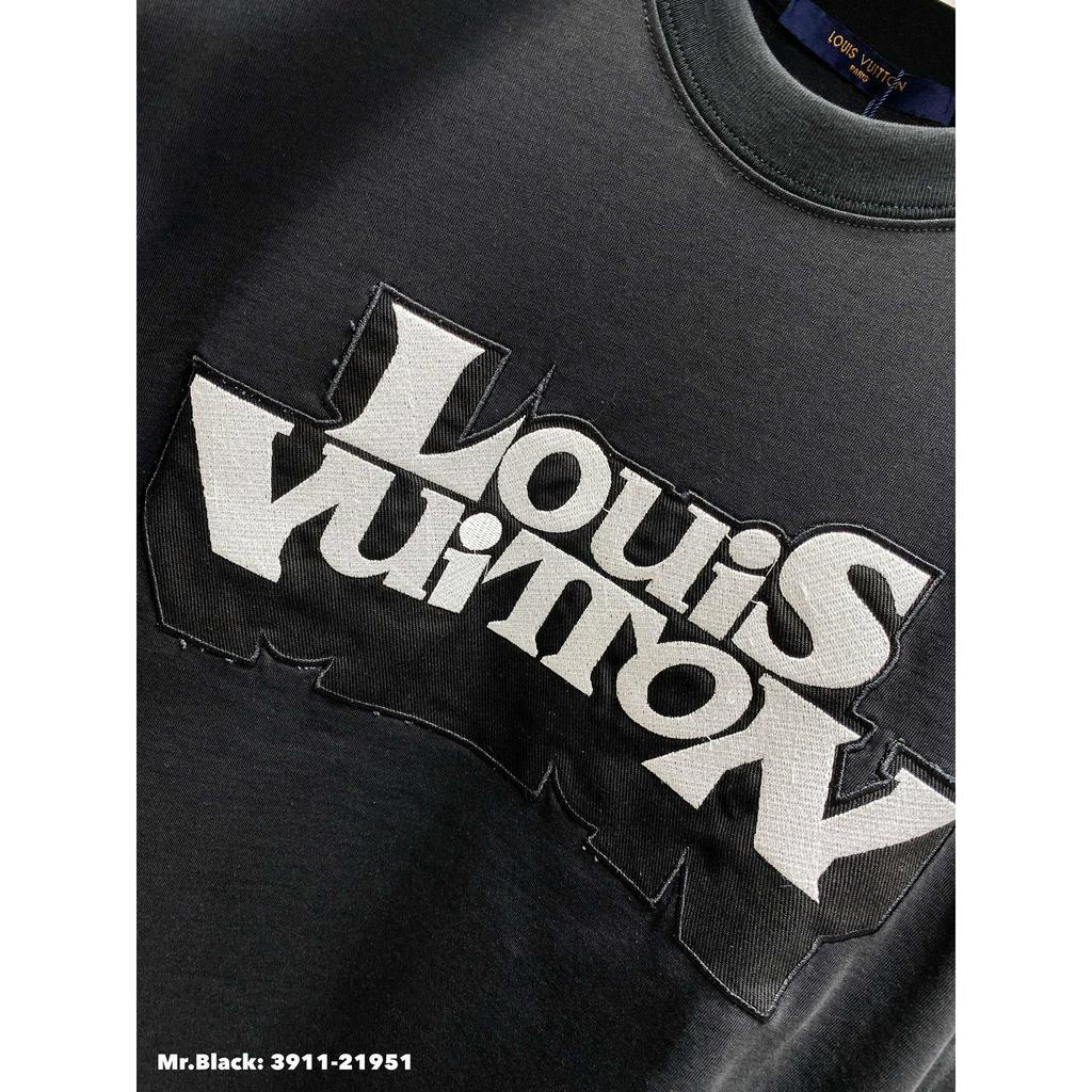 ÁO PHÔNG LV HOẠ TIẾT THÊU FULL CAO CẤP