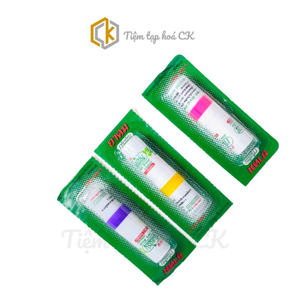 Ống Hít Thông Mũi Bạc Hà 2 Đầu Green Herb Thái Lan