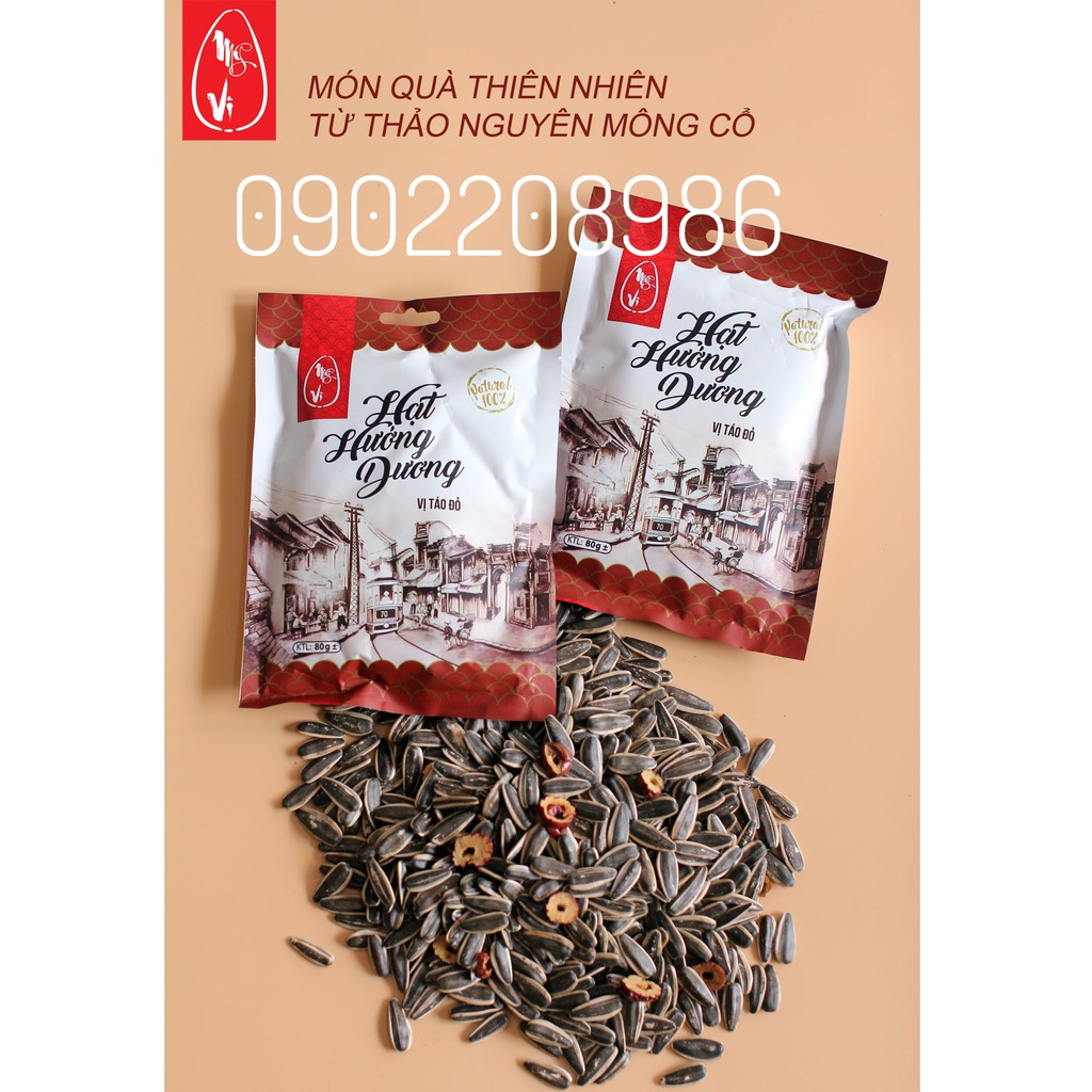 Hướng Dương Vị Táo Đỏ 80gr - Hướng Dương Mỹ Vị