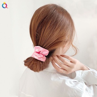 ✨Chun buộc tóc Scrunchie ánh bạc