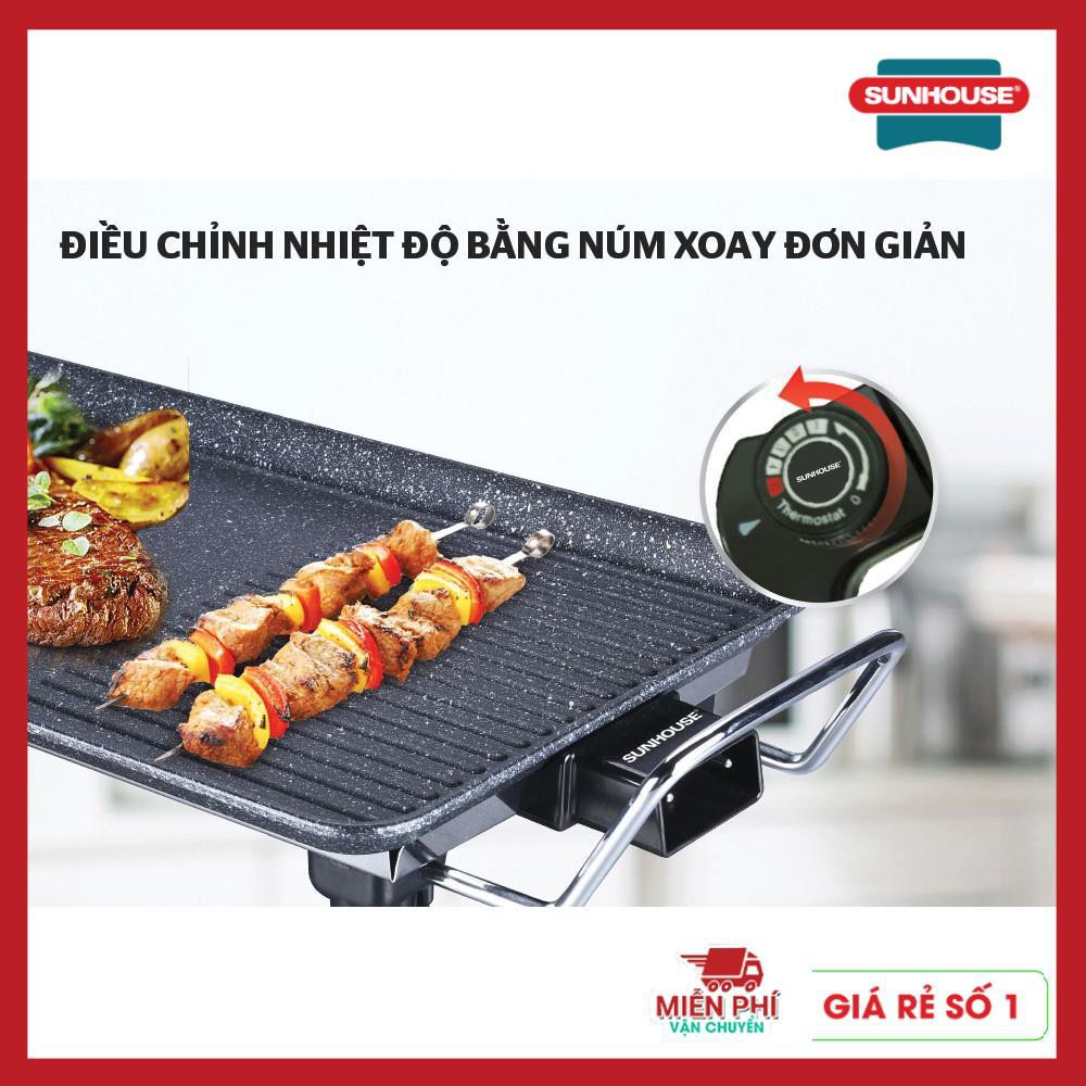 [ freeship ] Bếp nướng điện SUNHOUSE SHD4607, tốc độ nướng nhanh, tiết kiệm điện năng