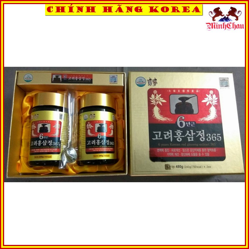 Cao Hồng Sâm 365  Hàn Quốc, Cao Sâm 2 Lọ Chính Hãng, minhchau