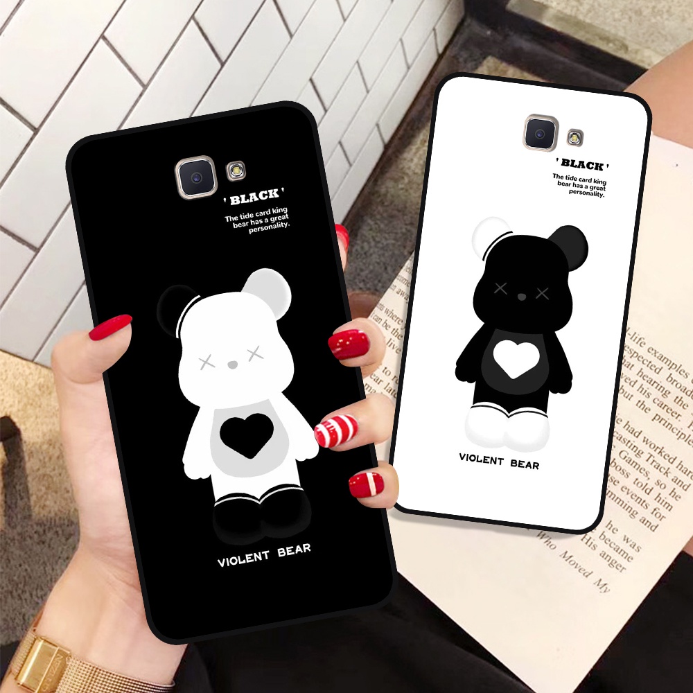 Ốp lưng Samsung J5 Prime - J7 Prime in hình họa tiết Mountain, Be@rbrick dễ thương (T13 - T18)