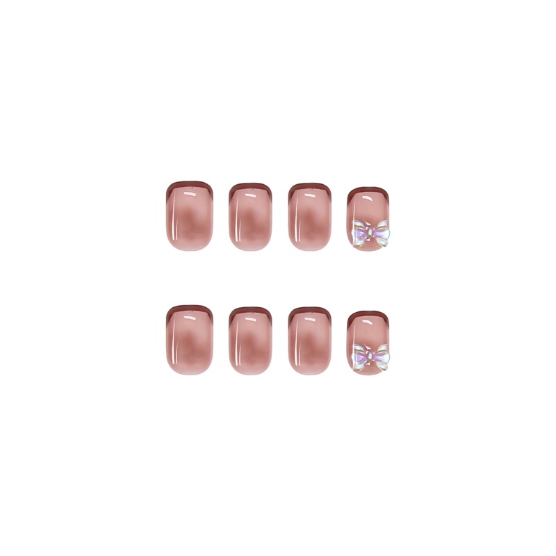 Set 24 móng giả D234 đính đá cao cấp ( Tặng kèm keo và dũa )