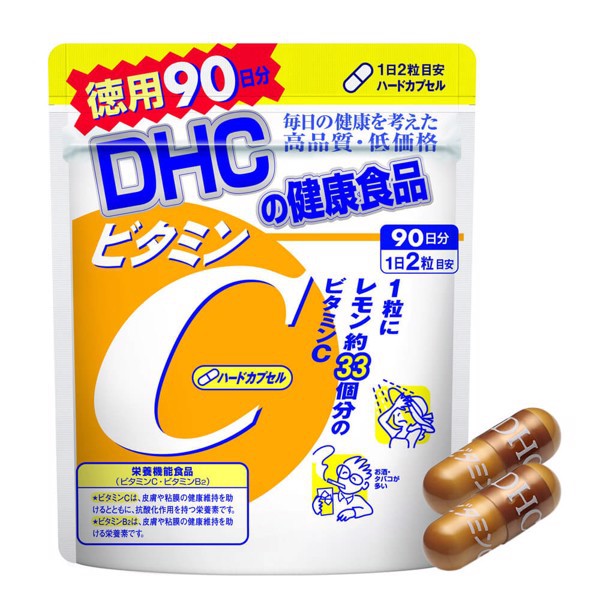 Viên Uống DHC Bổ Sung Vitamin C Nhật Bản 60v/gói và 180v/gói