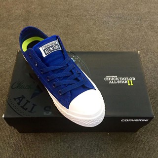 Giày AllStar Chuck II Cổ Thấp Nam Xanh Nhạt