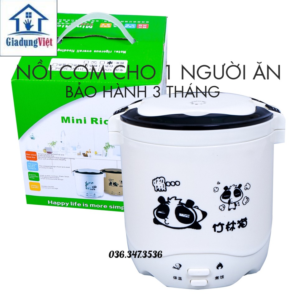 Nồi Cơm Mini 1.1L - Bảo Hành 3 Tháng