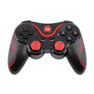 Tay cầm chơi game bluetooth không dây vỏ nhựa màu đen