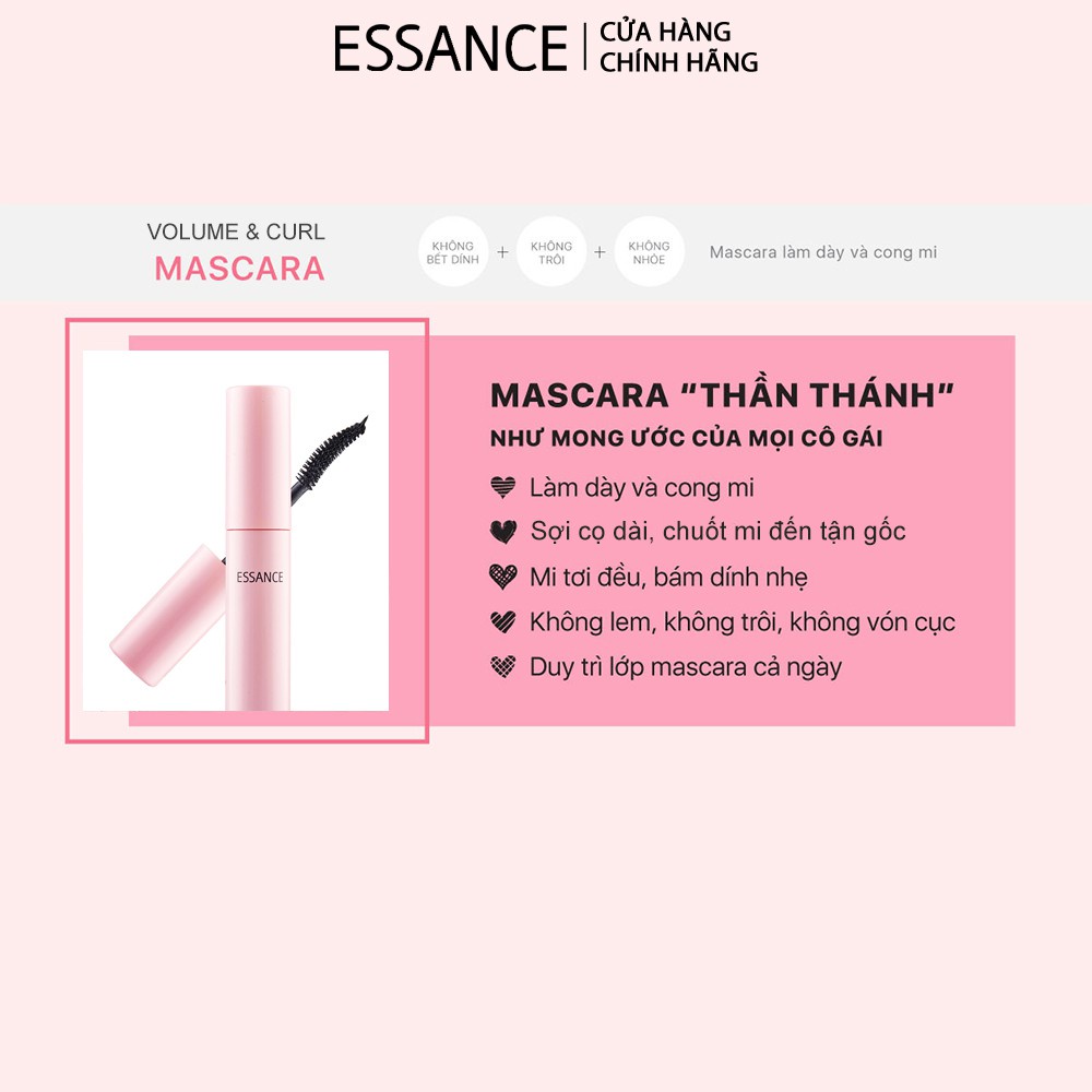 [HB Giftf] Mascara Essance dày và cong mi 10g | BigBuy360 - bigbuy360.vn