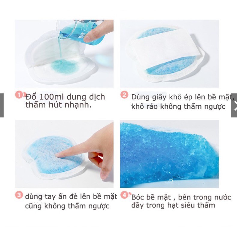 Hộp 108 miếng lót thấm sữa siêu thấm hút Kichi