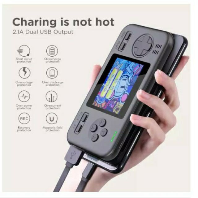 Máy chơi game 416 Trò Chơi Kiêm Sạc Dự Phòng 8000 mAh