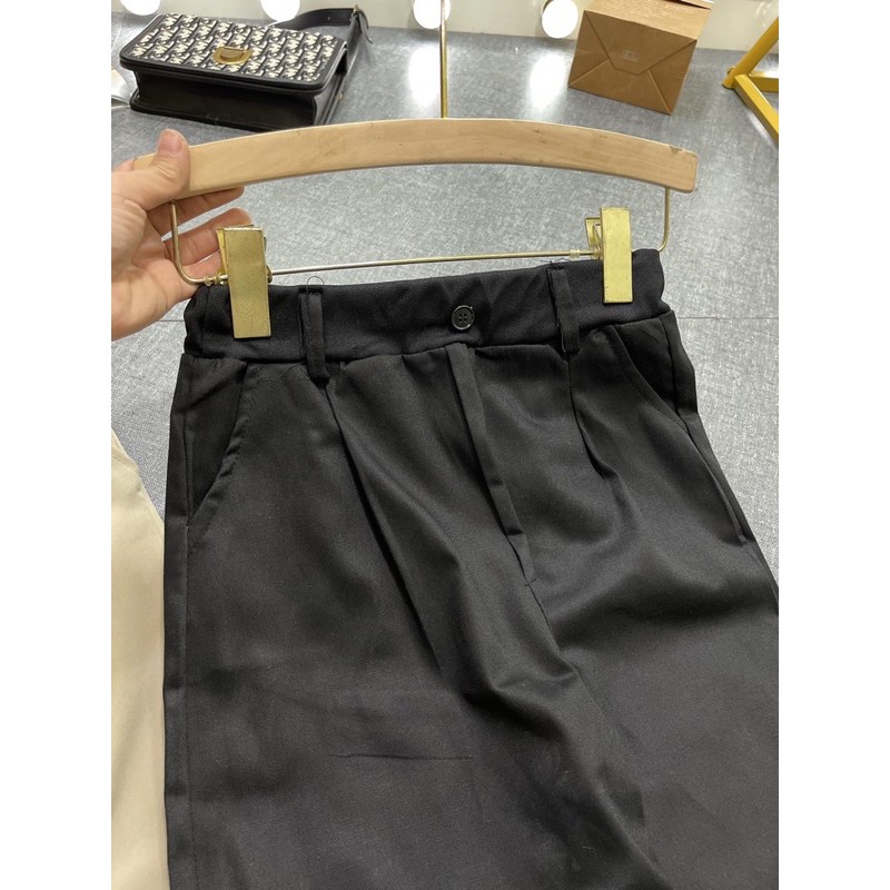 [Mã FADIRECT20 giảm 20K đơn 150K] Quần ống rộng cạp cao, kaky mềm mịn, nhiều màu | BigBuy360 - bigbuy360.vn